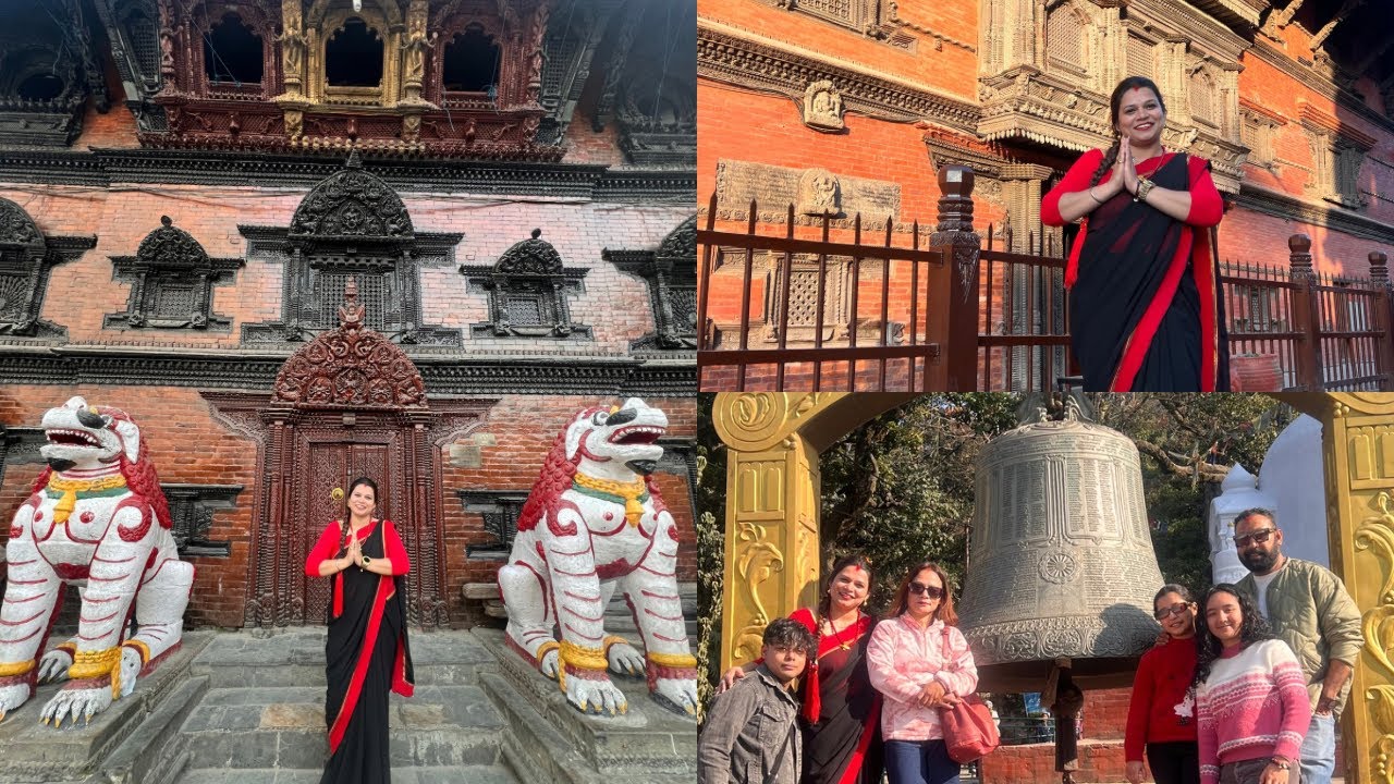 Newari Dress Pehenke Poora Din Kathmandu 🇳🇵 | Temple Vlog ✨