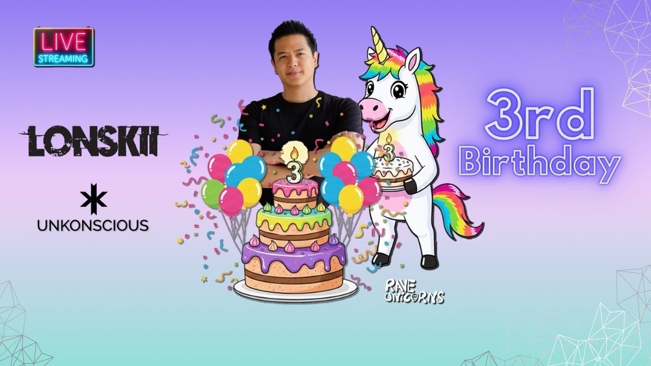 LONSKII &ndash; Vinyl Only Trance Magic ✨ Live @ Rave Unicorns 3RD Birthday 🎂 FULL SET