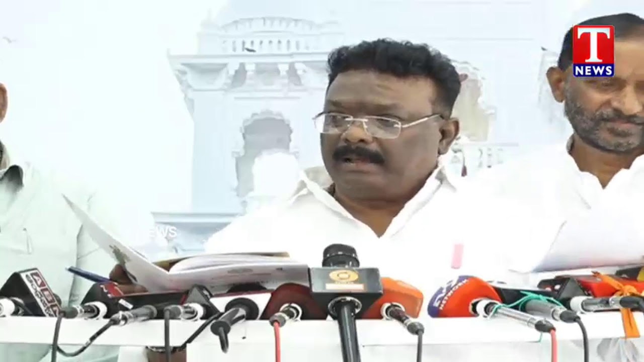 LIVE : BRS MLC's Press Meet At Council Media Point | T News
