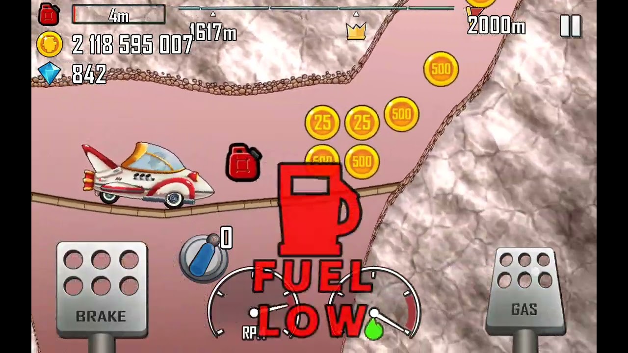 Hill Climb Racing: Mars & The Rocket 2268m (WR)