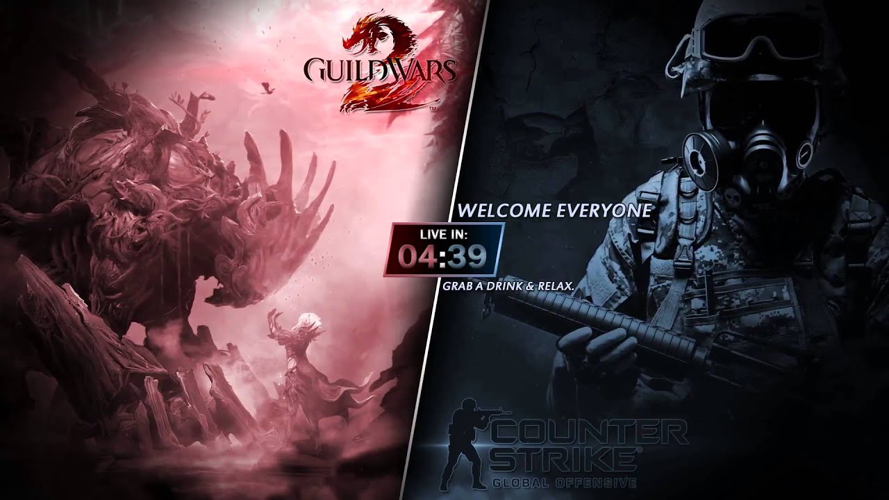 ItsLorgarn [Twitch Streaming] - GW2 & CS:GO - Intro/Countdown/BRB