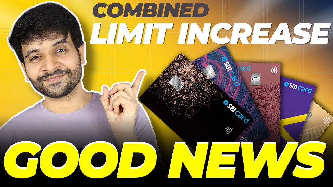GOOD NEWS for SBI Credit Cards Customers | Combined Credit Limit Arrived for ALL