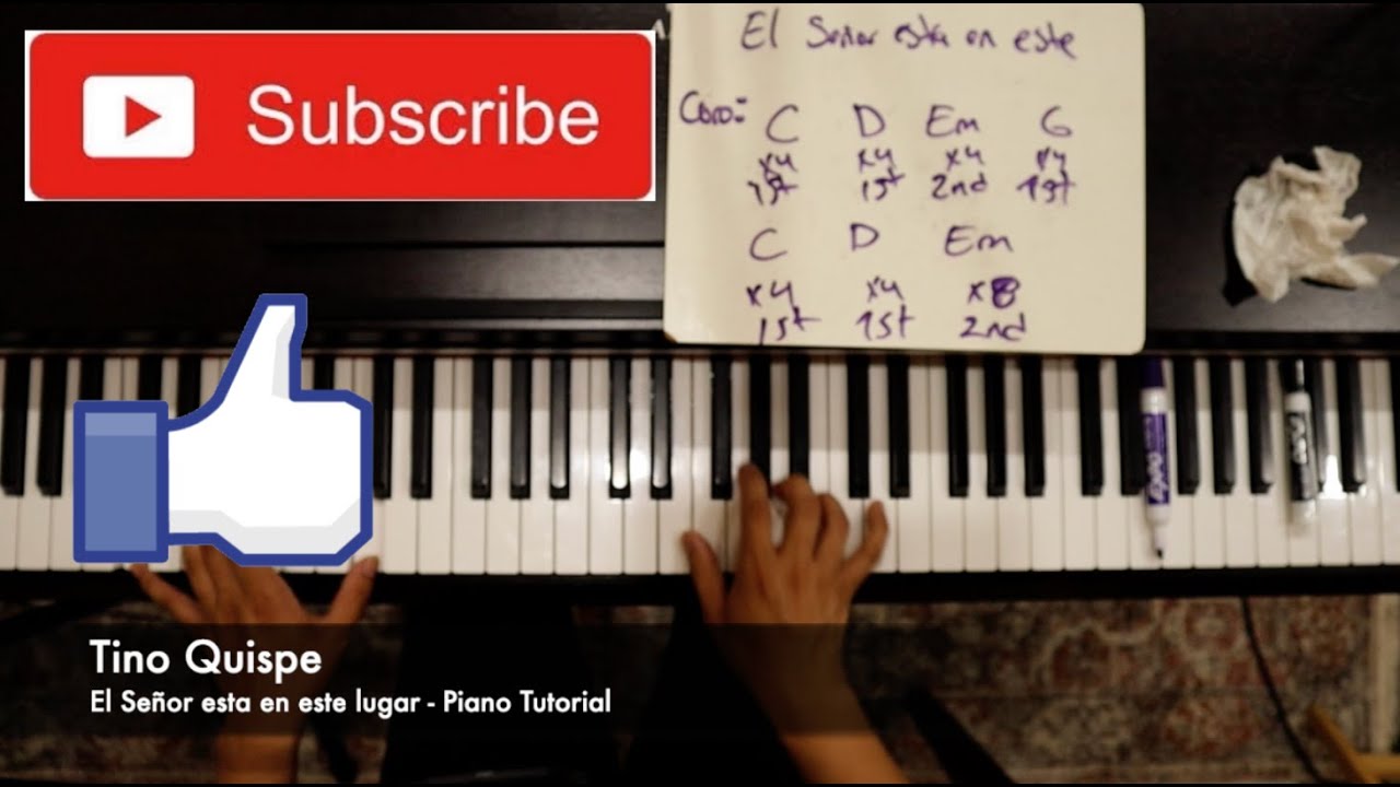 El señor esta en este lugar - Acordes y Tiempo - Piano Tutorial 🎹