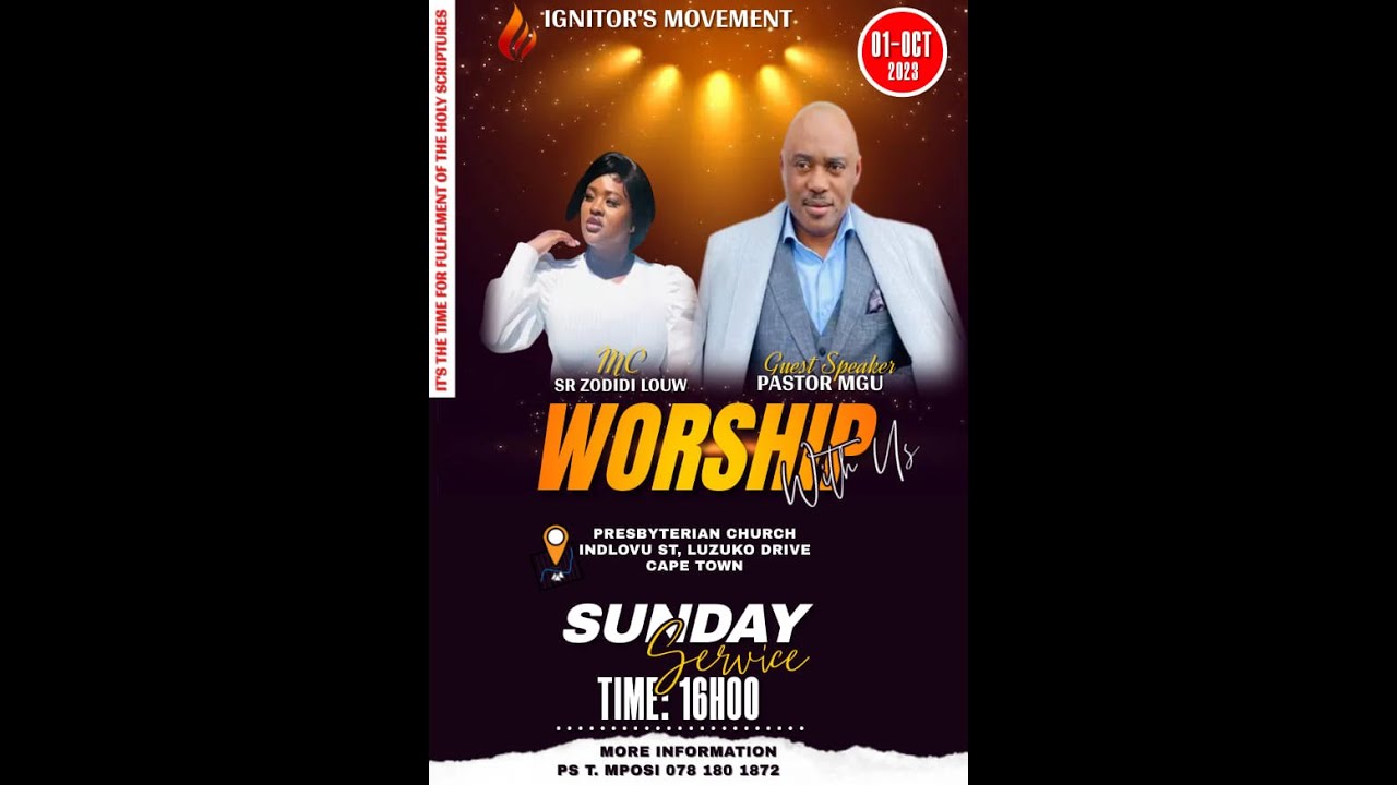 Ignitor's Movement sermon by Ps Mgu
