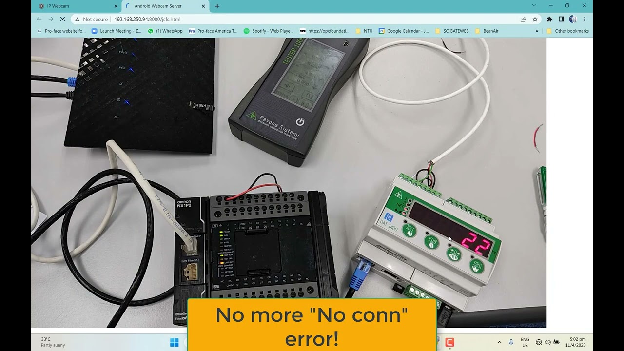 Pavone Systems DAT1400 Ethernet IP communication Tutorial