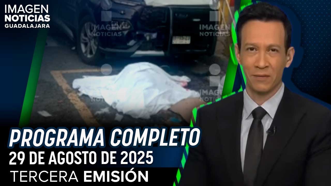 Imagen Noticias GDL Tercera Emisión | Programa completo 29 de agosto de 2025