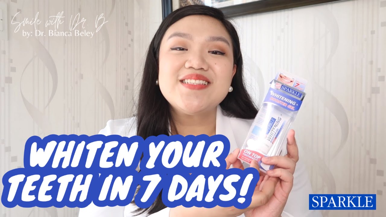 SPARKLE BOOSTER GEL | Healthy way to whiten your teeth in 7 days 🦷 | Dr. Bianca Beley