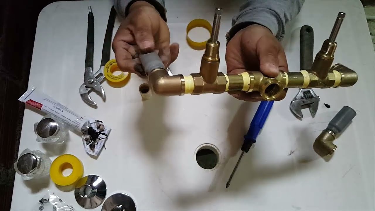 Aprenda armar una mezcladora para ducha de baño ¡FACILMENTE!  y sabrás cuanto se AHORRA. ✅✅
