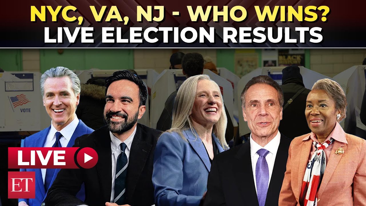Election 2025 LIVE: Results pour in for NYC mayor, Virginia, New Jersey Gov & California showdown