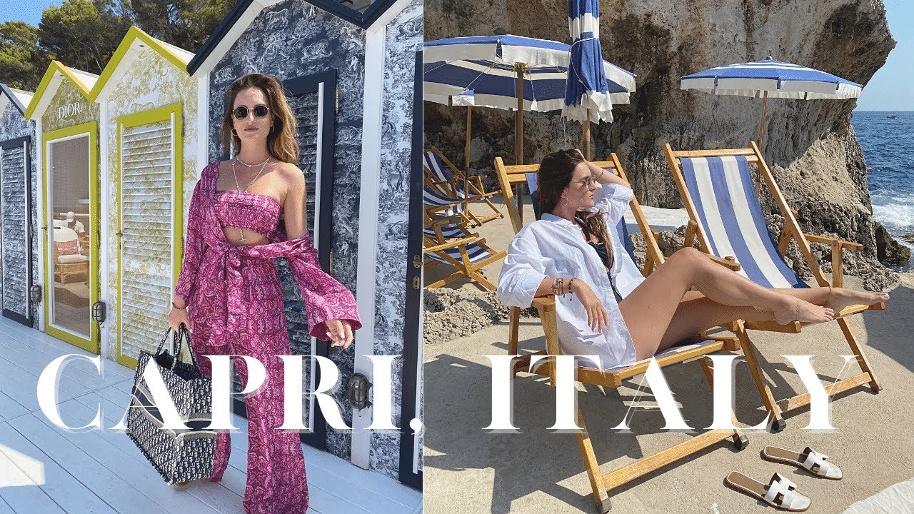CAPRI VLOG | Путешествие по Италии | Где поесть, Dior Pop-up, День на лодке — Riva Aquarama Special