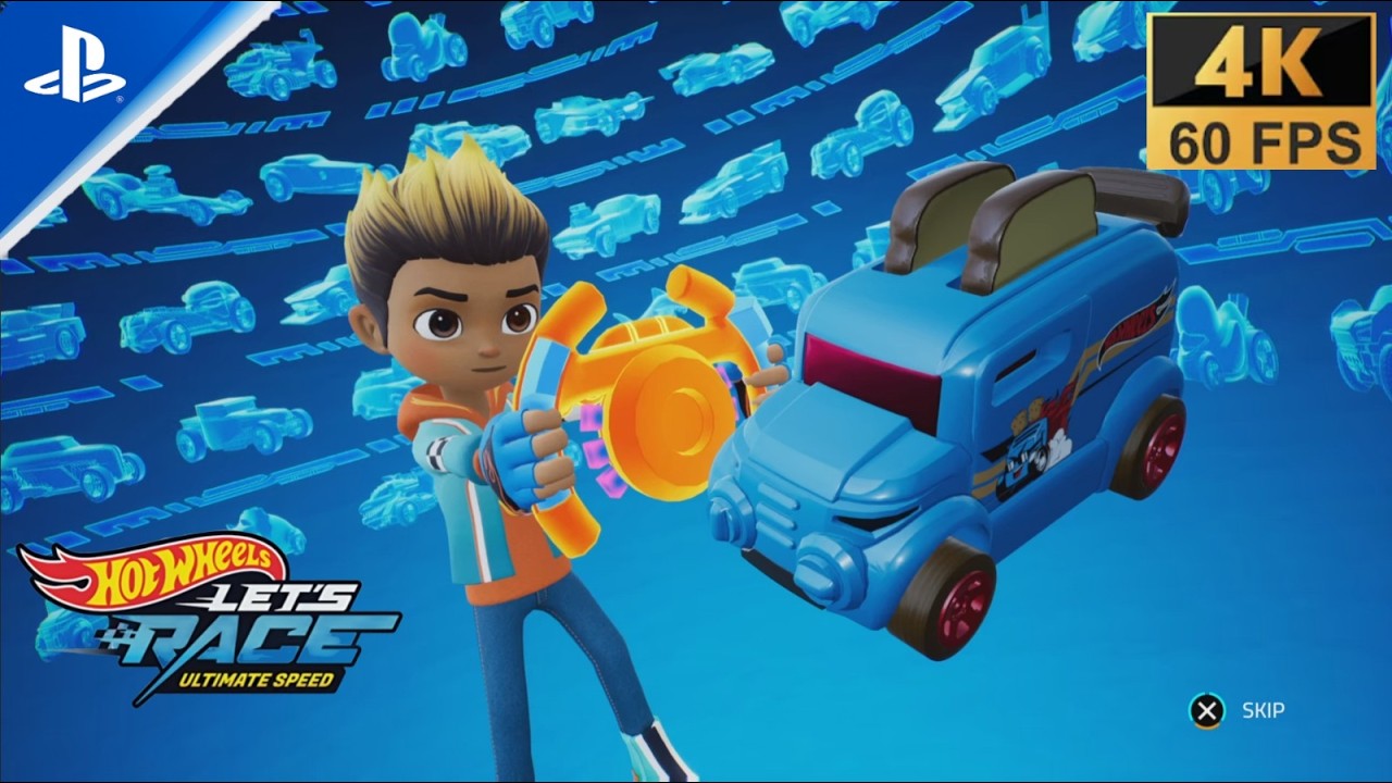 Hot Wheels Let's Race Ultimate Speed ​​2026, геймплей на PS5 в разрешении 4K.