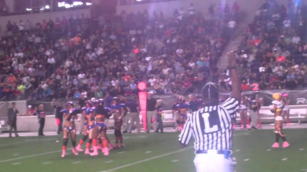 Interception & fight at Chicago Bliss game 10.7.11
