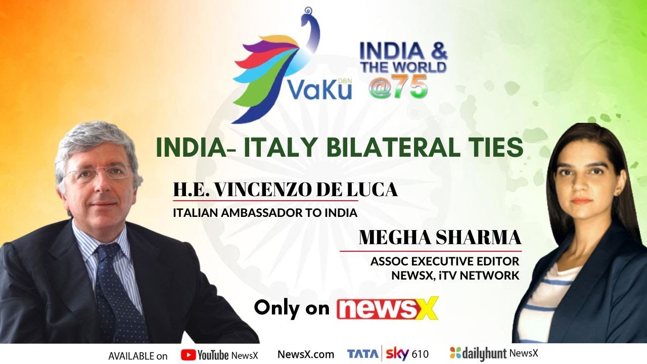 India-Italy: The Roadmap Ahead | HE Vincenzo De Luca, Italian Ambassador | VaKu: India & The World