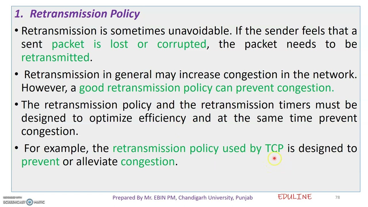 MODULE 3 - TOPIC 12 - OPENLOOP CONGESTION CONTROL