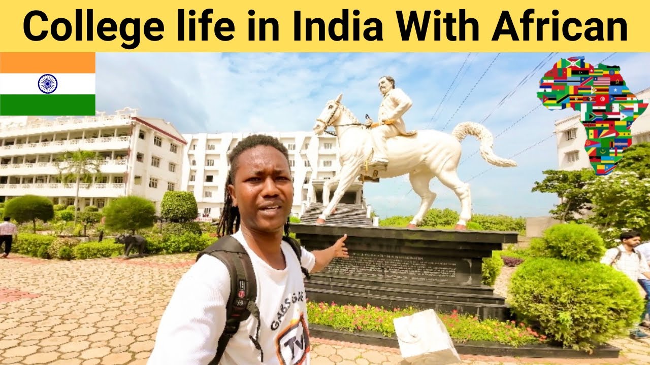 College life in India With Foreign Student🇮🇳(Are Indians Friendly to Africans)