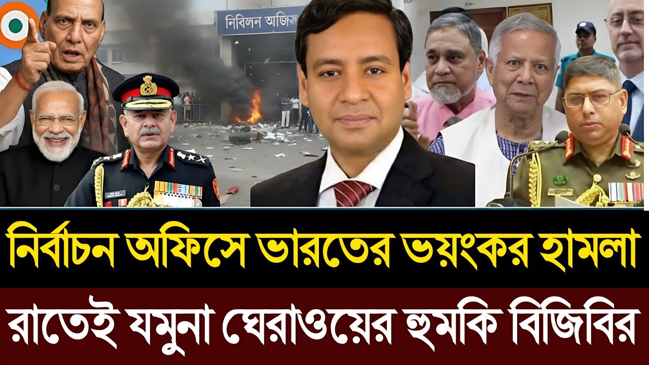 নির্বাচন অফিসে ভারতের ভয়ংকর হামলা | রাতেই যমুনা ঘেরাওয়ের হুমকি বিজিবির । Masud Kamal Today Talk Show
