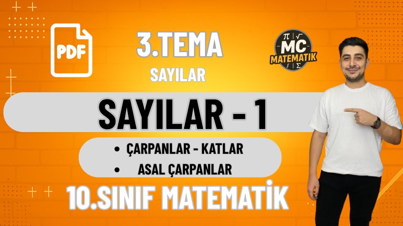 SAYILAR | 3.TEMA 1.DERS | 10.Sınıf Matematik | 2026
