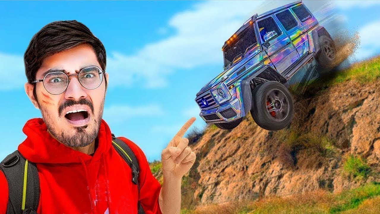 Dropping RC Monster Car From Mountain   गाडी को पहाड़ से गिराया   Will It Survive