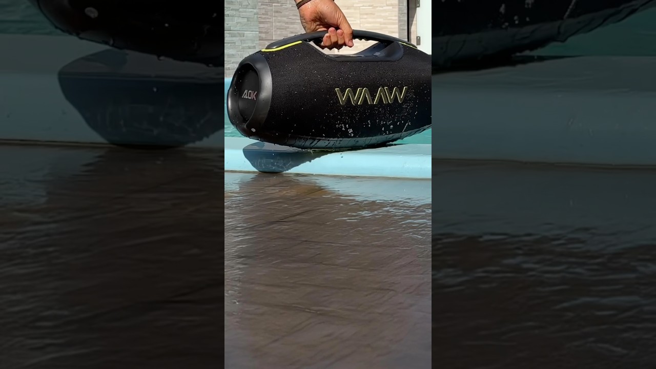 Waaw By Alok Hyperboom- Teste de Resitstencia a &Aacute;gua! #bluetoothspeaker #boombox #waaw