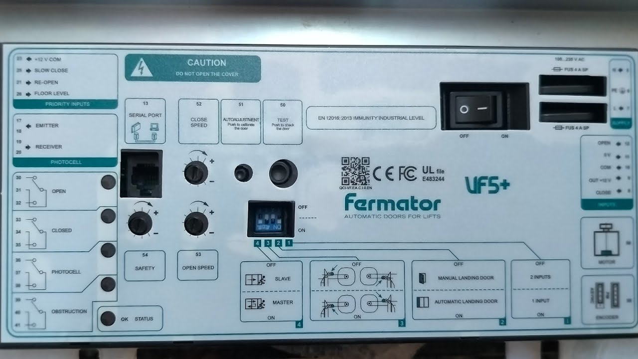 Fermator VF5+ Door Drive Full Connection Kaise Kre #shortvideo #tech #technical #technology