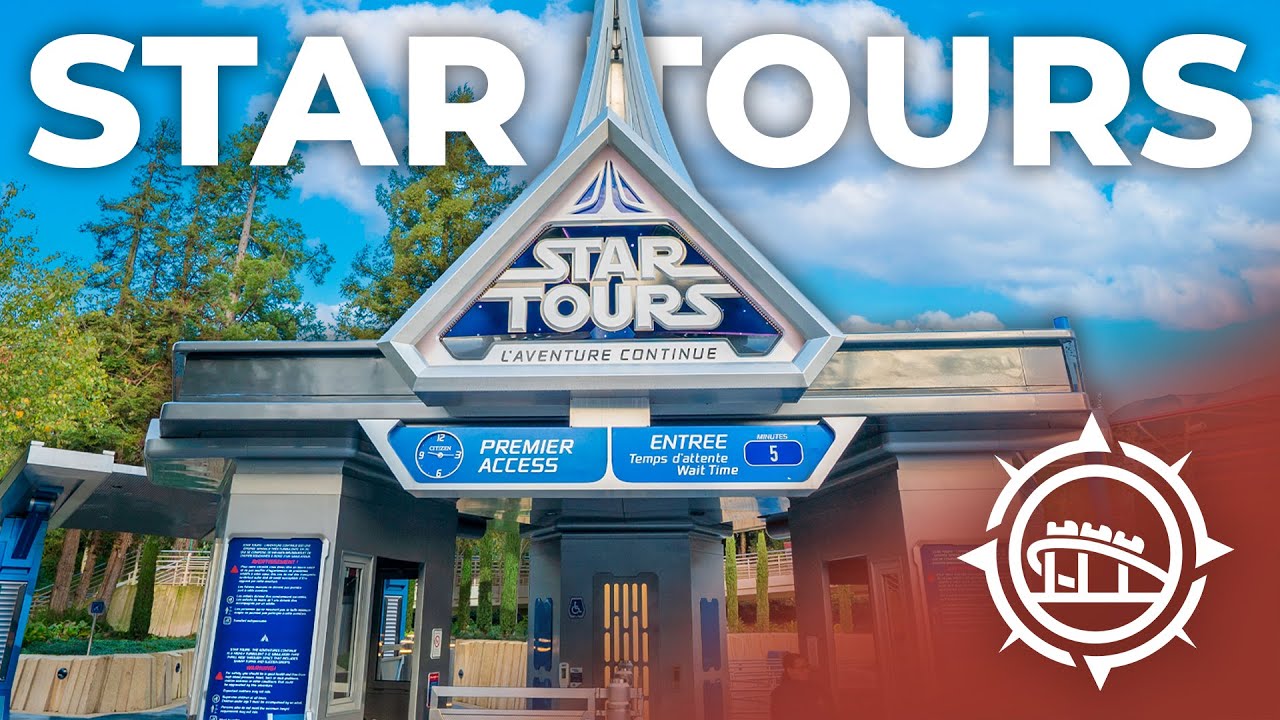 🇫🇷 DISNEYLAND PARIS: Star Tours | Attraction Walkthrough 4K