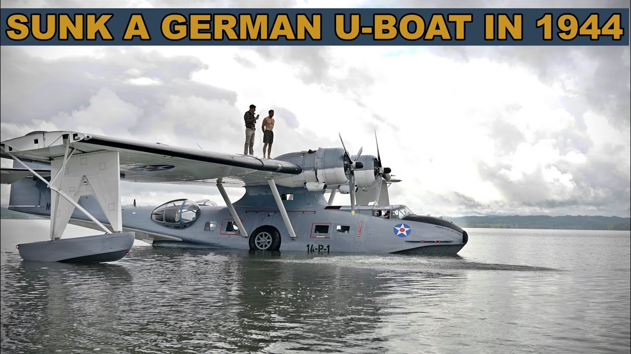 (4K) Flying a 1943 PBY-5A Catalina along the West Coast & Landing on Water.