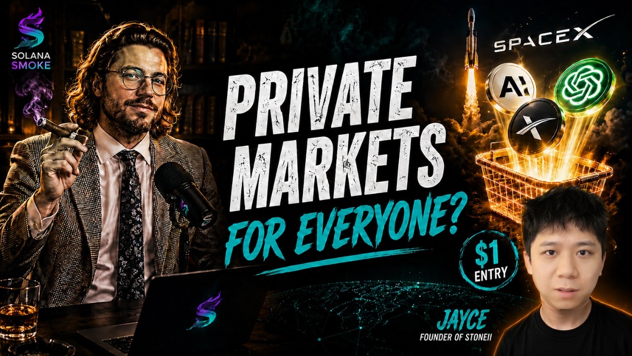 Tokenized Stocks, Pre-IPO Access & the Future of Private Markets, with Jayce, Founder of Stoneii.
