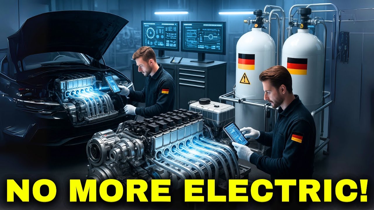 Germany's New Hydrogen Engine Technology Will Destroy the ENTIRE EV Industry Forever!