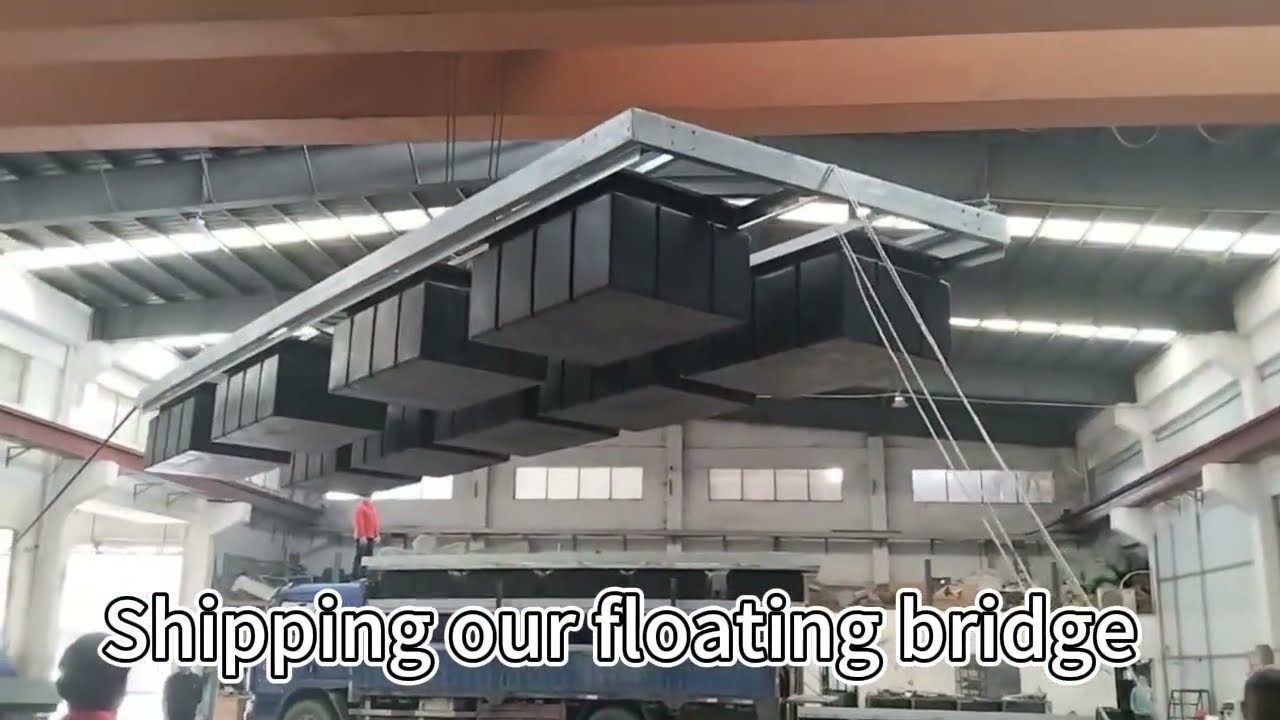 Massive Floating Bridge Transport & Installation | Professional Marine Engineering by Zhonghang