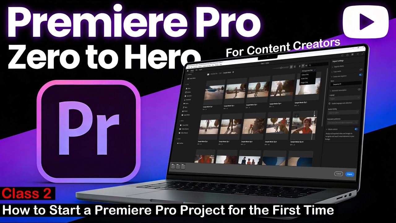 How to Start a New Project in Premiere Pro (Complete Beginner Guide)