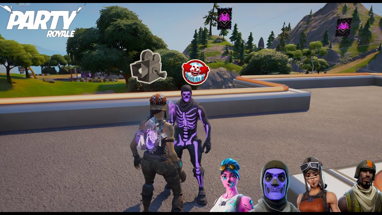 Toxic Party Royale Players React To Default Turning Into Every OG Skin In Fortnite