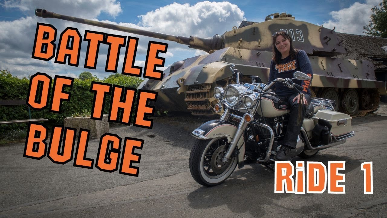 Motorcycle ride in the Belgian Ardennes: Baugnez 44 | Stoumont 44 | Durbuy | Battle ofthe Bulge tour