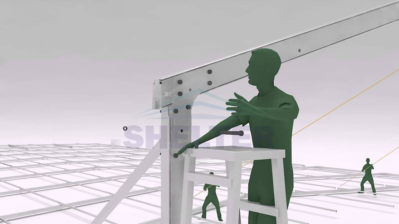 25m Clear Span Tent Installation Instruction