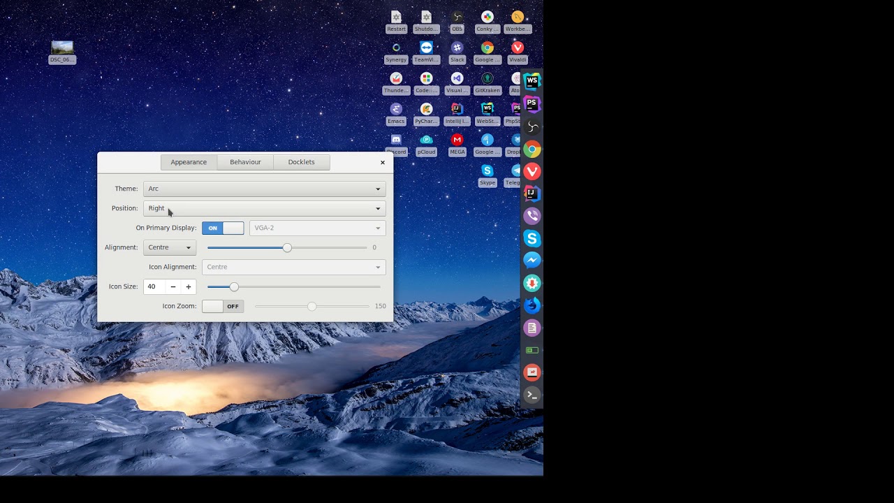 2018 08 04  Manjaro XFCE Edition (17.1.11)  Customization