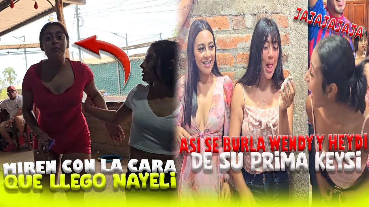 Miren con la cara que llegó Nayeli al Cocinando. Wendy no apoya a su prima y lo que hace es burlarse