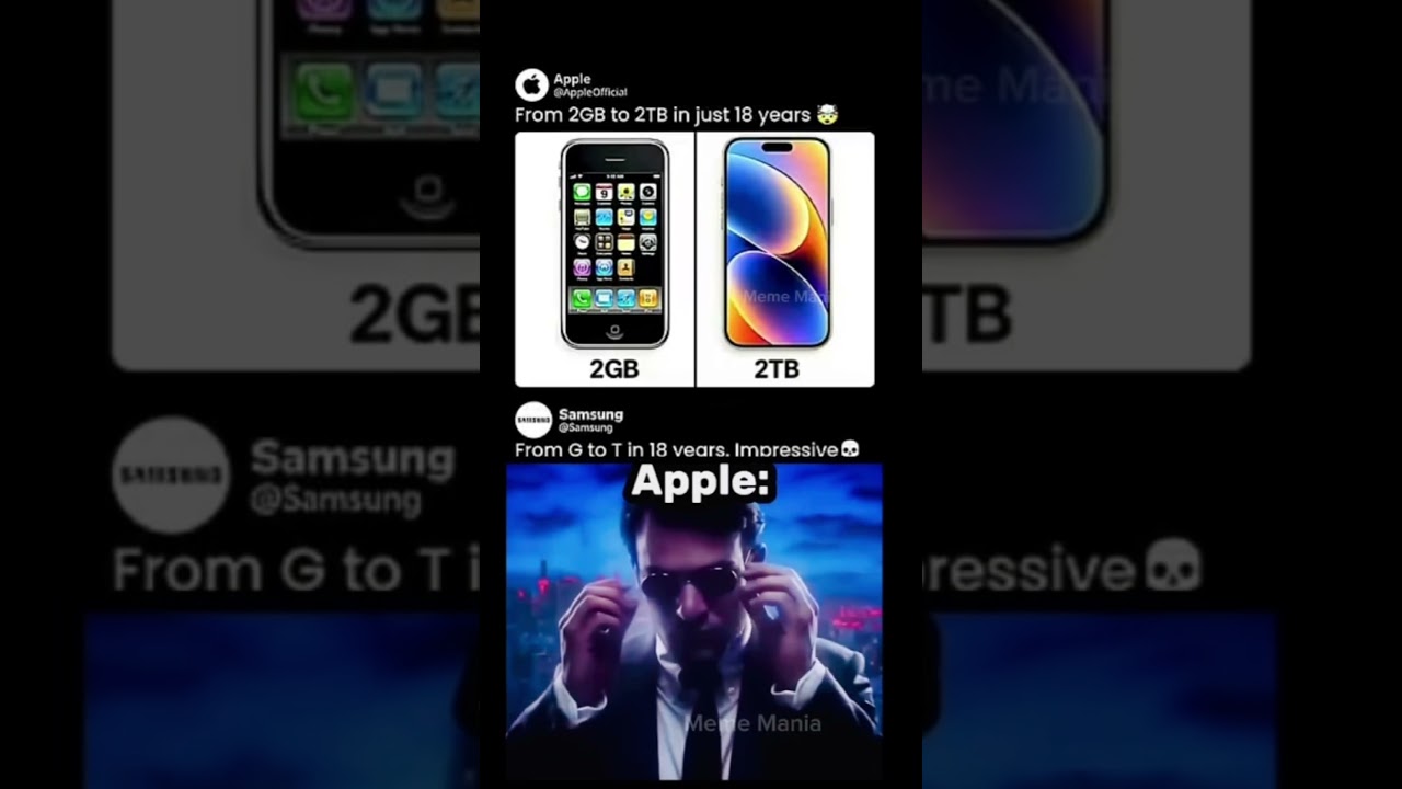 📱 From 2GB to 2TB in 18 Years! 🤯 The Evolution of Smartphones