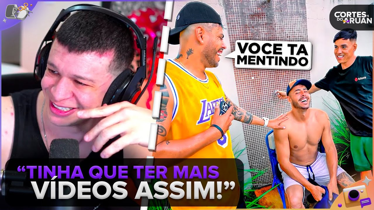 ARUAN REAGE: PERGUNTAS INTERNAS E POLEMICAS SOBRE A VIDA DOS MEUS AMIGOS #2 - Cortes do Aruan
