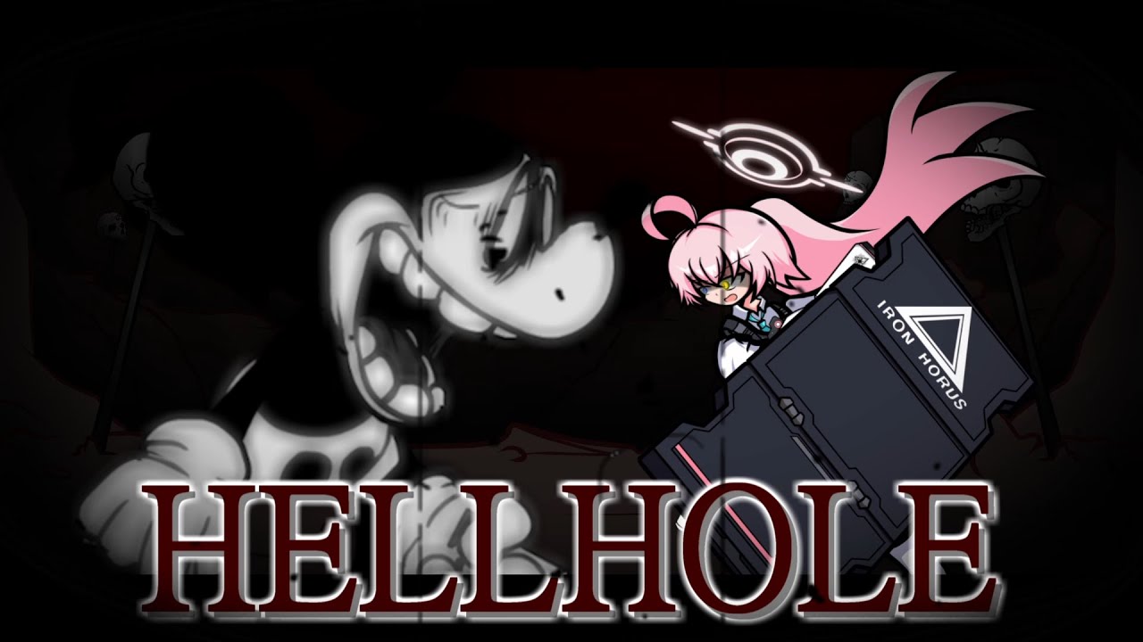 【FNF】Hellhole but Mickey Mouse and Hoshino(Battle) sings it【Blue Archive / ブルアカ】