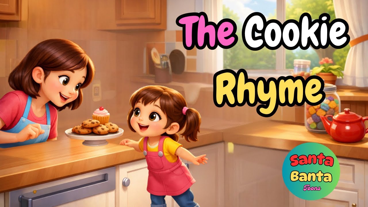 English Rhyme | The Cookie Rhyme | Sneaky - Sneaky Cookie | Kid’s Rhyme | SBT #kidsrhyme 