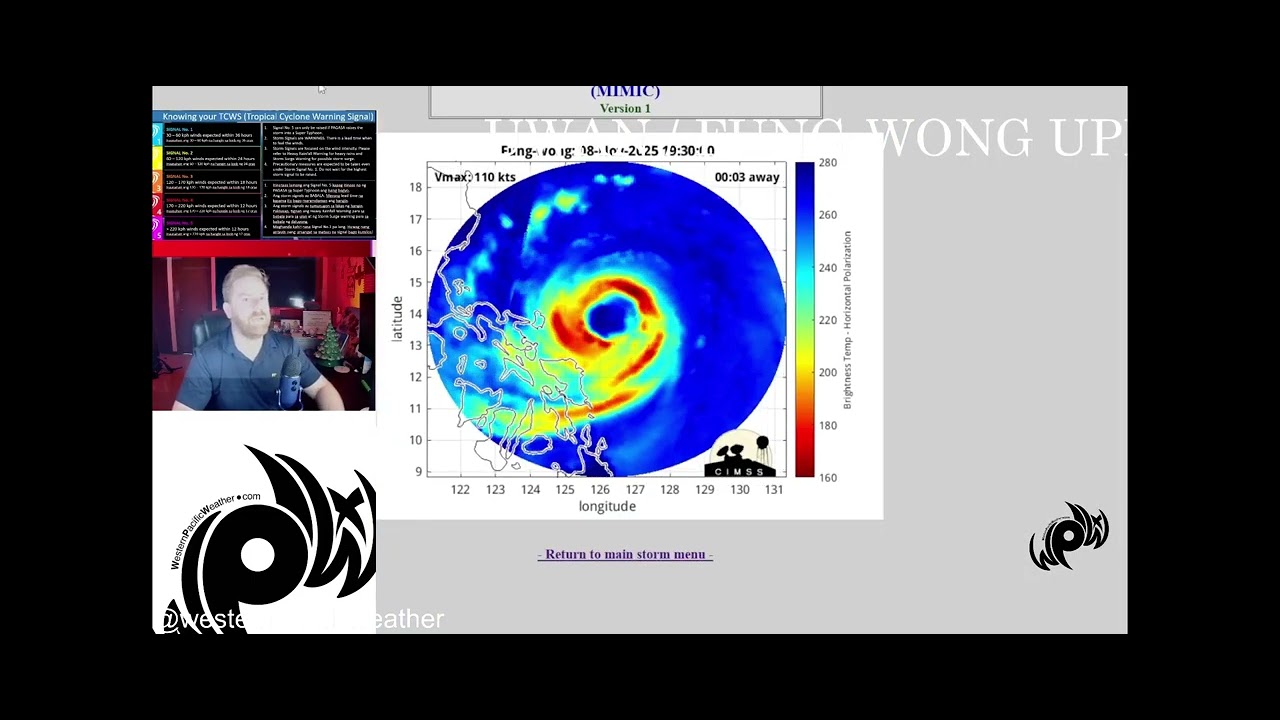 Typhoon Live Alert Fungwong by WestPacWx 20251110