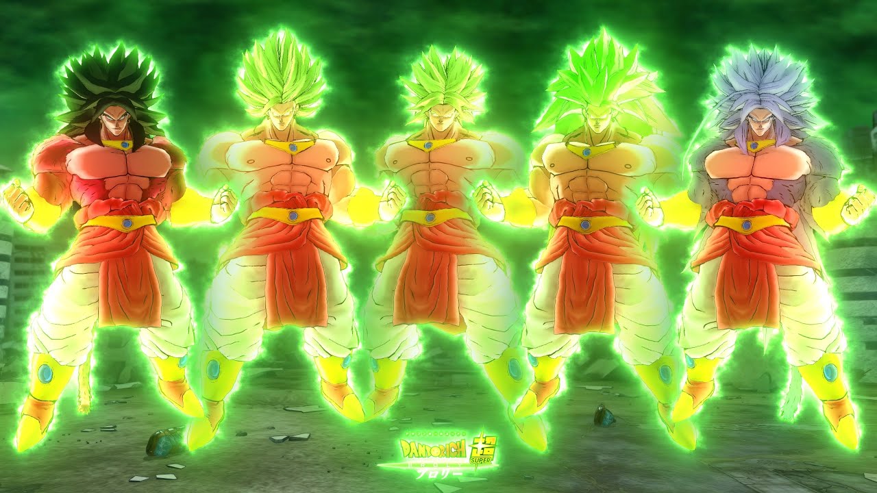 Broly DBZ (LSSJ-LSSJ2-LSSJ3-LSSJ4-LSSJ5) Best Custom Model / Skills / Moveset / Audio - DBXV2 Mods