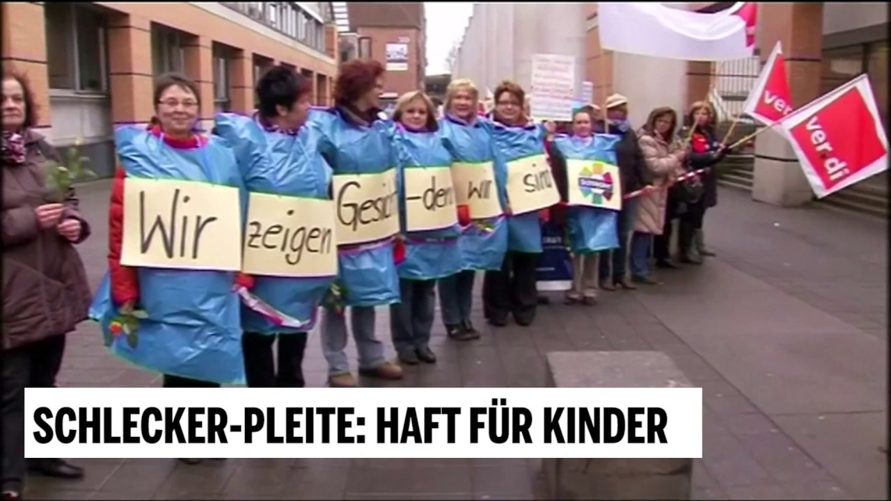 Schlecker-Pleite: Haft für Kinder