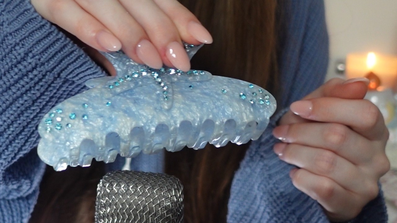 💙ASMR testing my new mic (rode NT1) with only blue Triggers💙