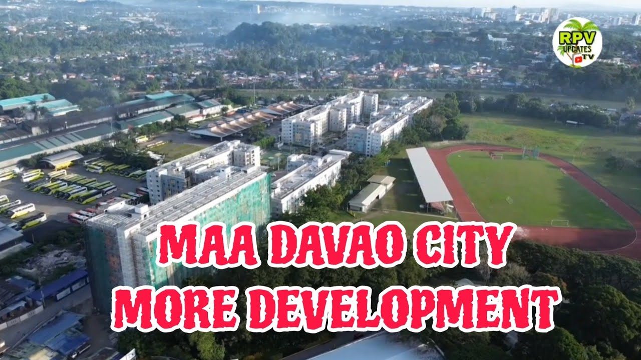 Maa Davao city more development place Drone shots