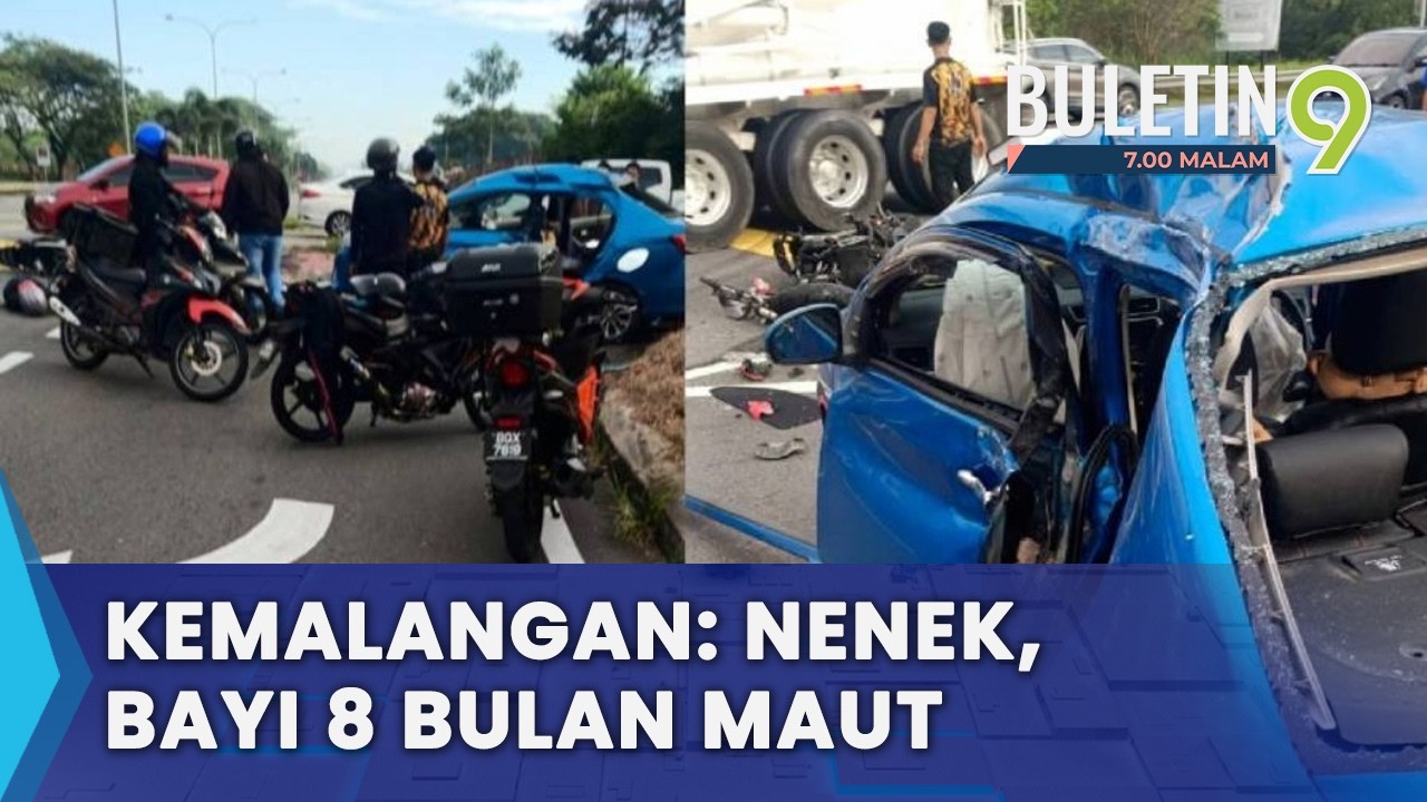 Tiga Maut Kemalangan Dua Kenderaan (B9)