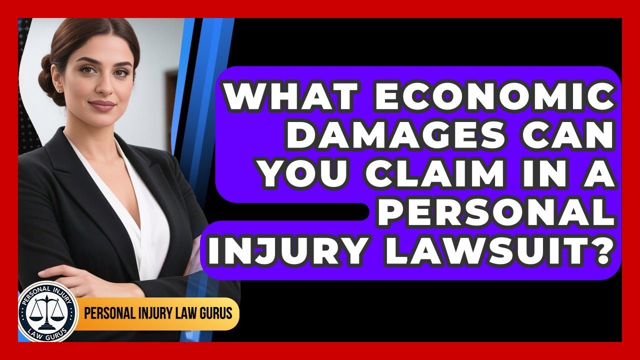 What Economic Damages Can You Claim In A Personal Injury Lawsuit? - Personal Injury Law Gurus