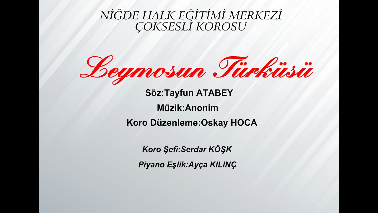 Leymosun Türküsü