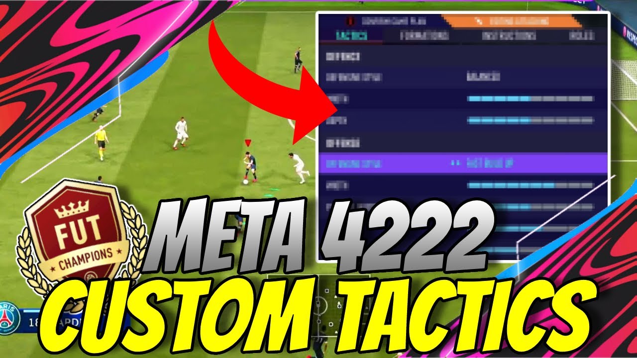 FIFA 21 BEST OVERPOWERED 4222 PRO PLAYER CUSTOM TACTICS/PLAYER INSTRUCTIONS - FIFA 21 ULTIMATE TEAM