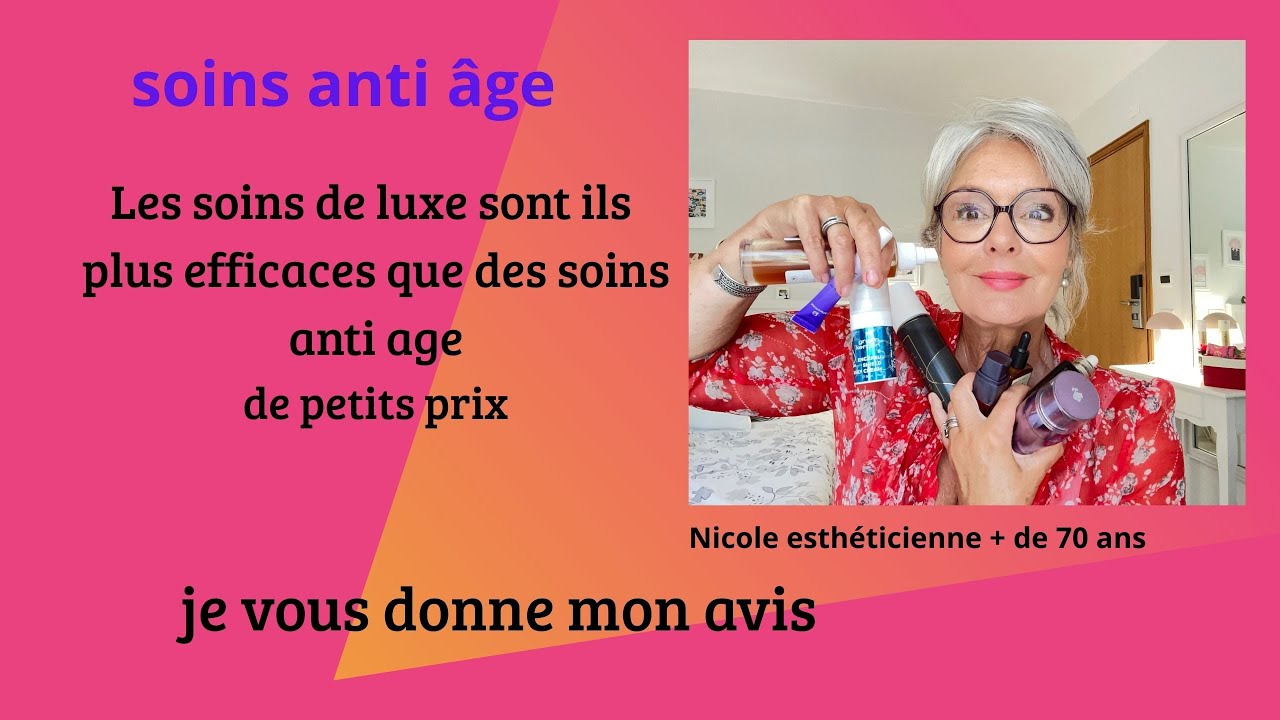 Soins anti âge: petits prix ou produits de  luxe le top:  être attentive aux besoins de la peau.