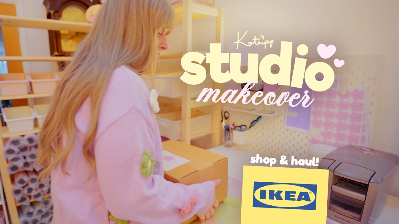 My Small Business Home Studio Setup ✿ IKEA Shopping Day